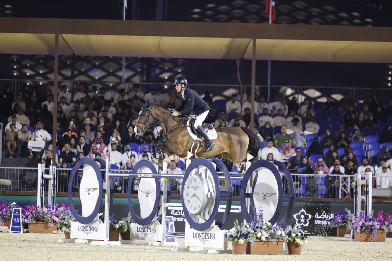 Brash and Hello Jefferson Blaze to Victory Under Longines Global Champions Tour of Riyadh’s Towering Skyline