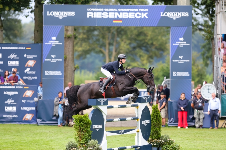 Thibeau Spits secures biggest career win in Longines Global Champions Tour Grand Prix of Riesenbeck
