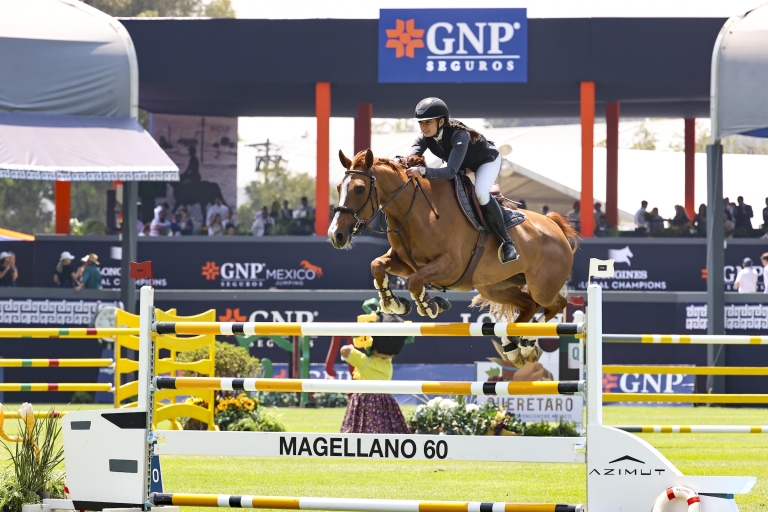 Martina Franco Stephan Claims Victory on Her Home Turf in Mexico in Trofeo Azimut CSI2*