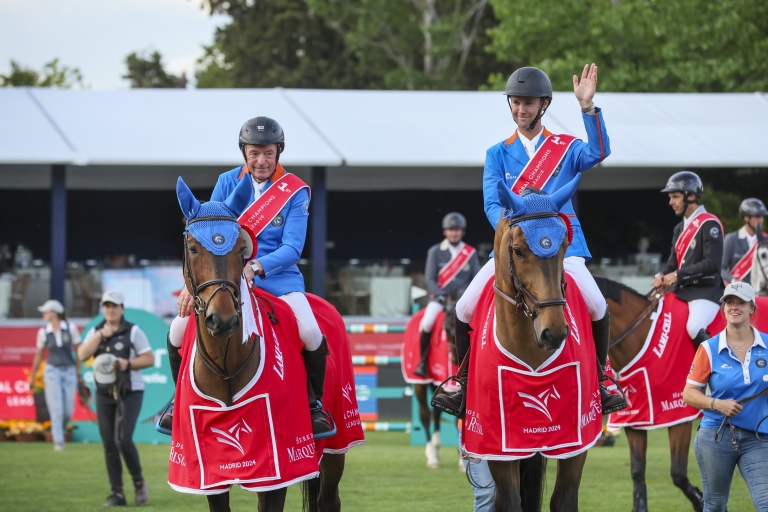 John Whitaker and Gilles Thomas win GCL Madrid for Valkenswaard United by narrowest of margins