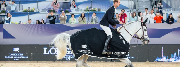 Chuck Mate: Gilles Thomas Cheackmates in China at Longines Global Champions Tour