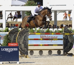 Julien Anquetin takes the win in the CSI5* Two Phase 1.40m