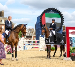 TONY PEARSON & FATIMA AL MULLA SHARE VICTORY IN CSI2* MARTIN COLLINS LONDON CUP 1.25M