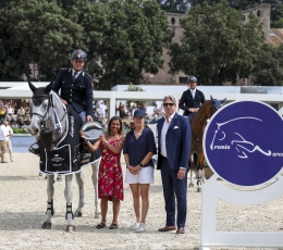 Luca Coata takes the win on home turf in CSI2* Against the Clock with Jump Off 1.30m presented by PremiuMares