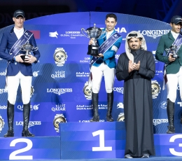 Déjà Vu in Doha! Abdel Said & Bonne Amie Clinch Second Consecutive Longines Global Champions Tour Grand Prix win