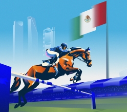 Unveiling the Official Poster for the Longines Global Champions Tour of Mexico City 2025