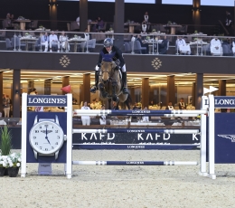 Michael Duffy takes the top spot in CSI5* Third Individual Class 1.50m presented by the Saudi Arabian Equestrian Federation