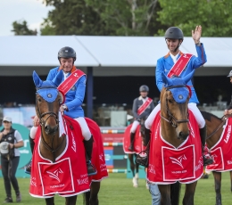 John Whitaker and Gilles Thomas win GCL Madrid for Valkenswaard United by narrowest of margins