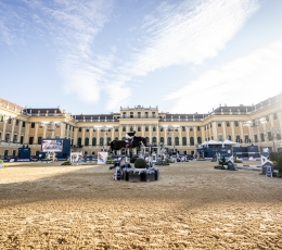 Eckermann Flies to Victory Against the Spectacular Palace Backdrop at Longines Global Champions Tour of Vienna