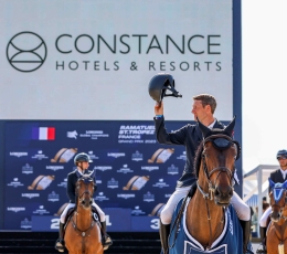 ON THE PODIUM: CSI2* Against-the-clock With Jump Off 1.30m Presented By Constance Hotels & Resorts - Ramatuelle / St. Tropez Day 2