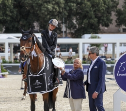 Camilla Boricchi claims home victory in the CSI2* Against the Clock with Jump Off 1.15m presented by PremiuMares