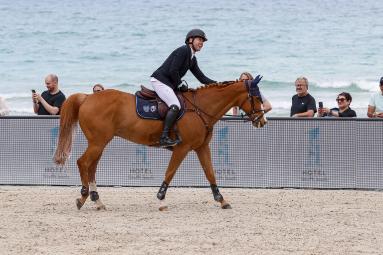 Conor Swail and Errol Capture the Top Prize in the 1.45m CSI5* Speed Class at Longines Global Champions Tour of Miami Beach