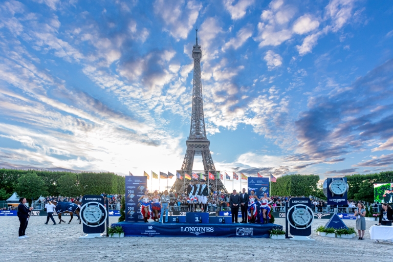 Oh la la! Zanotelli faces down young female talents in dynamite Longines Global Champions Tour Grand Prix of Paris win