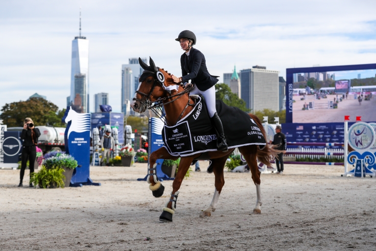 ON THE PODIUM - Martin Collins CSI 2* 1.30m, LGCT of NYC Day 2