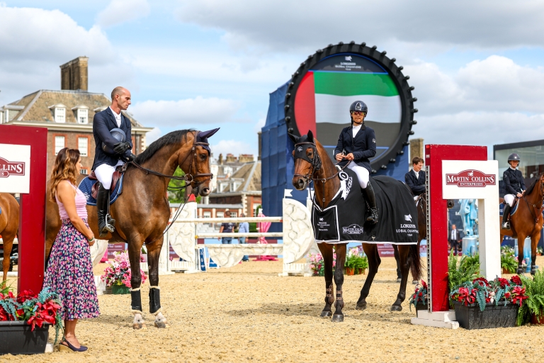 TONY PEARSON & FATIMA AL MULLA SHARE VICTORY IN CSI2* MARTIN COLLINS LONDON CUP 1.25M