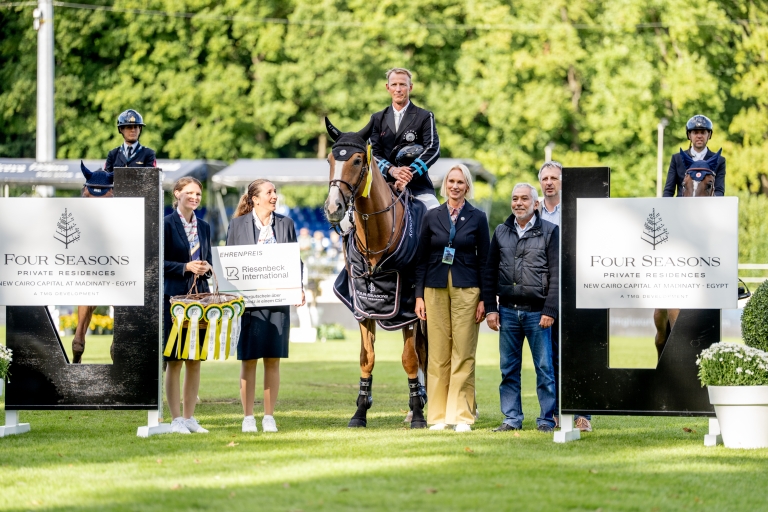 Peder Fredricson Flies to Victory on Opening Day at Longines Global Champions Tour of Riesenbeck