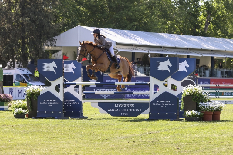 On The Podium: CSI1* Against the clock 1.25m Presented By TROFEO MAHOU, LGCT Madrid Day 2