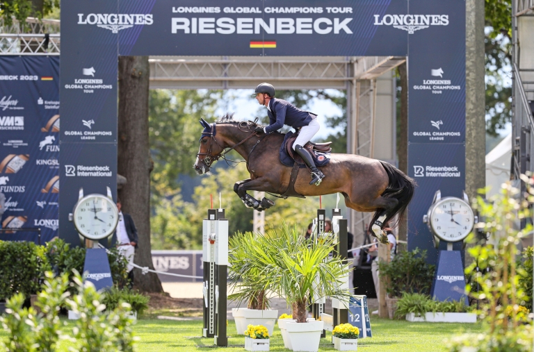 Ben Maher denies German top three on opening day of Longines Global Champions Tour of Riesenbeck