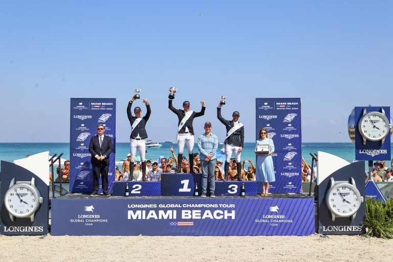 Emotional Triumph: Michael Duffy Secures First Longines Global Champions Tour Grand Prix Victory in Miami Beach