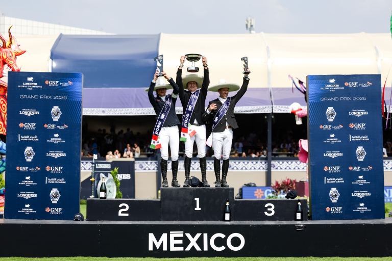 Title Race Ignites as Bucci Blazes to Glory in Longines Global Champions Tour Grand Prix of Mexico