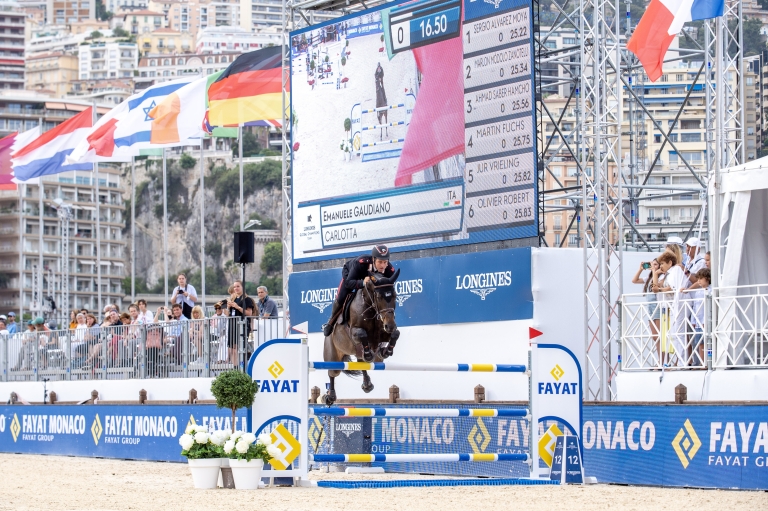 Gaudiano Gallops to Opening CSI5* LGCT Monaco win