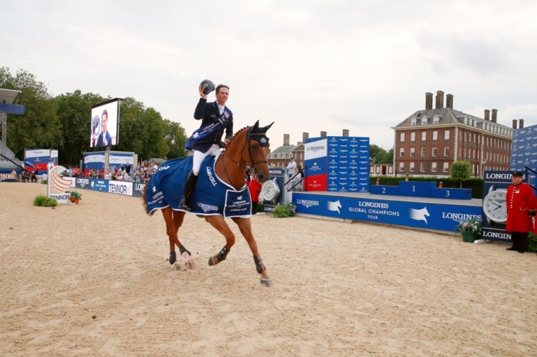 Golden duo Ben Maher & Explosion W honoured in a special ceremony at Longines Global Champions Tour