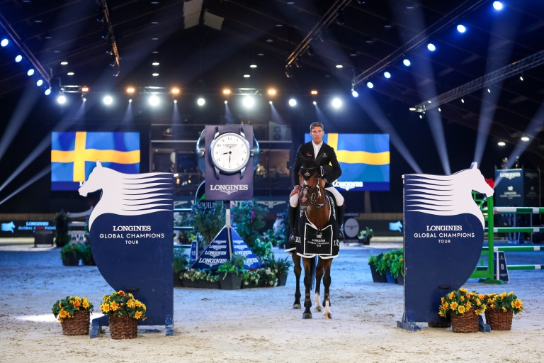 Swedish continue their sensational form with electric win from Henrik von Eckermann to close first week of Longines Global Champions Tour of Šamorín