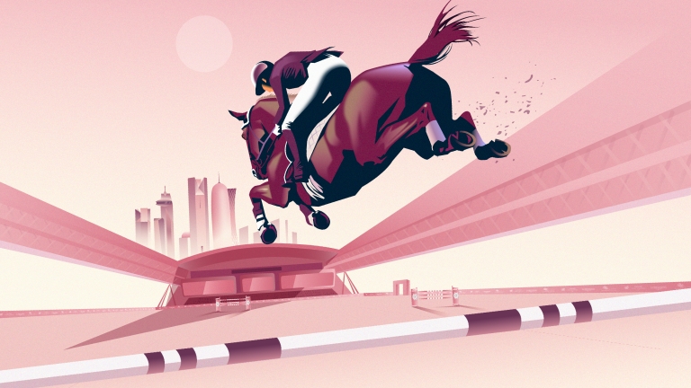 Global Champions Unveils 2025 Poster Direction with Striking Doha Artwork