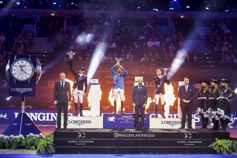 The Longines Global Champions Tour Super Grand Prix Decided in a Blink: Saïd Edges Delestre for Prague Glory