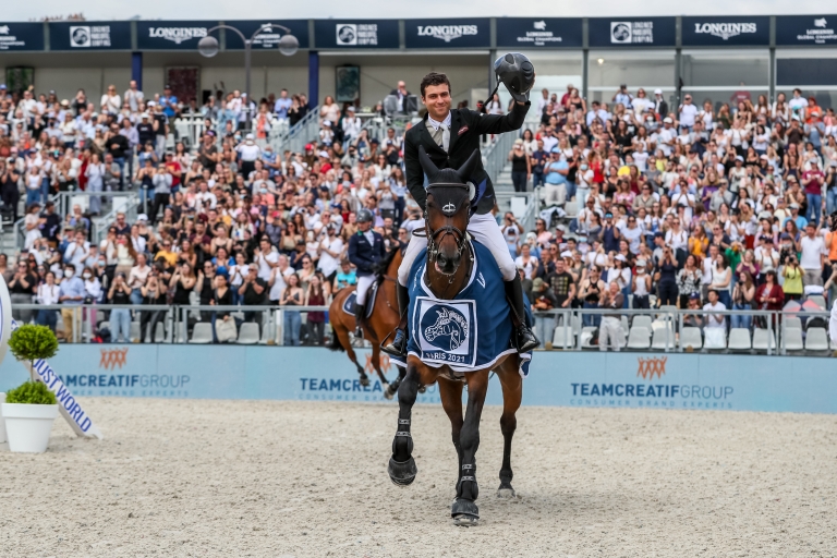 Levy Scores Hat-Trick with Spectacular Longines Global Champions Tour of Paris Win