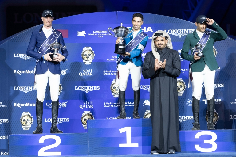 Déjà Vu in Doha! Abdel Said & Bonne Amie Clinch Second Consecutive Longines Global Champions Tour Grand Prix win