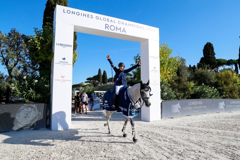 Longines Global Champions Tour Championship Race Shifted Into A New Gear As Ben Maher and Olivier Robert Make History with Joint Lead