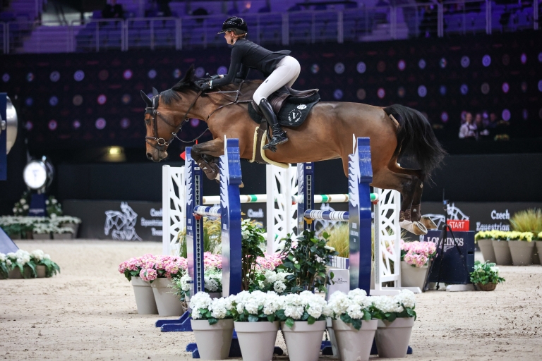 ON THE PODIUM: Czech Equestrian Team CSI2* 1.45m, GC Prague Playoffs Day 3