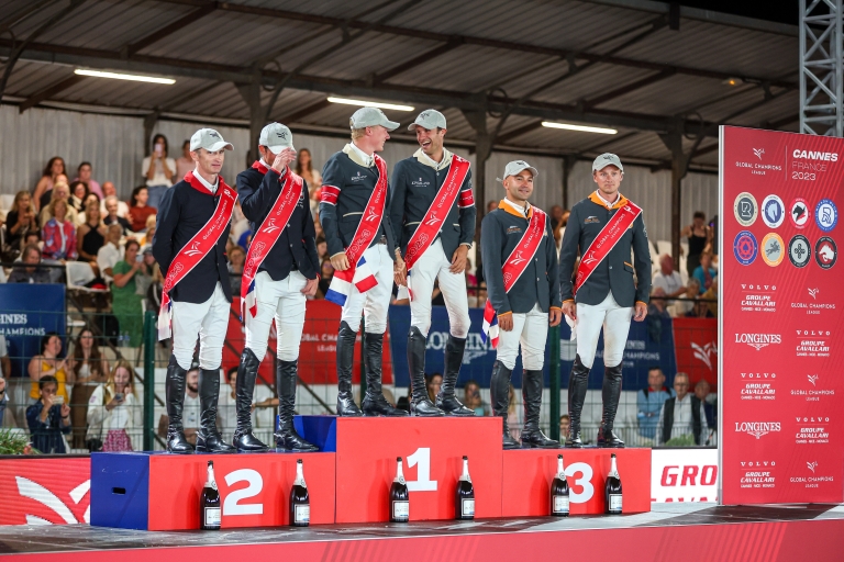 Riesenbeck International win Milestone 100th GCL Stage in Cannes reclaiming Championship lead