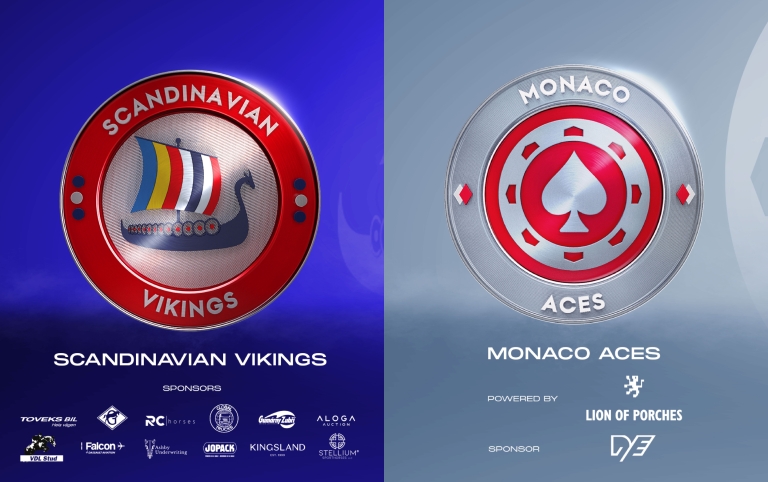 Scandinavian Vikings and Monaco Aces Unveil Power-Packed Lineups for 2024 GCL Team Series