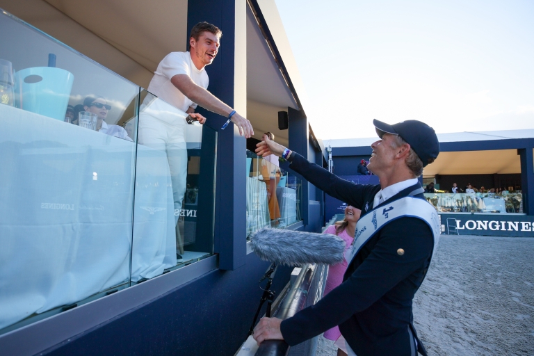 Max Kühner Races to P1 at Longines Global Champions Tour Grand Prix of Ramatuelle, St Tropez with Max Verstappen Cheering On