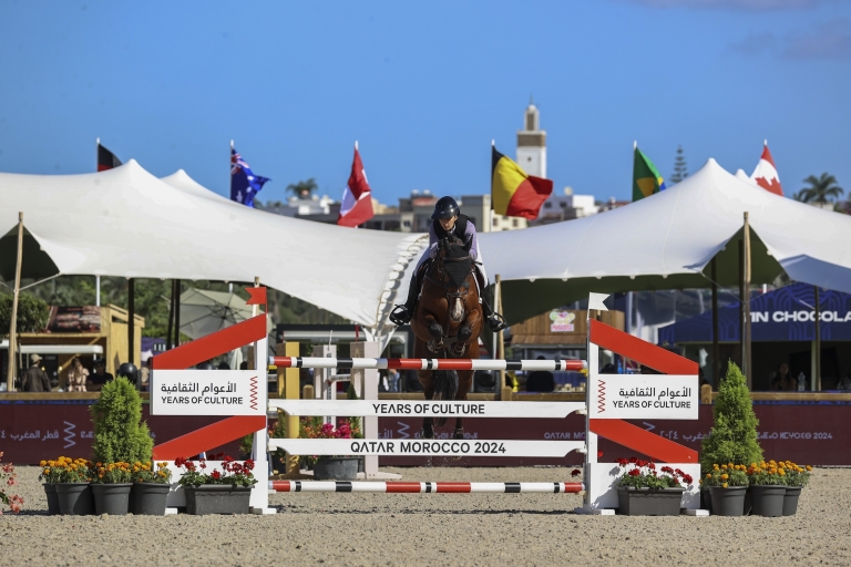 Melissa Charlier soars to victory in CSI2* Against the Clock, No Jump Off 1.40m presented by ONMT