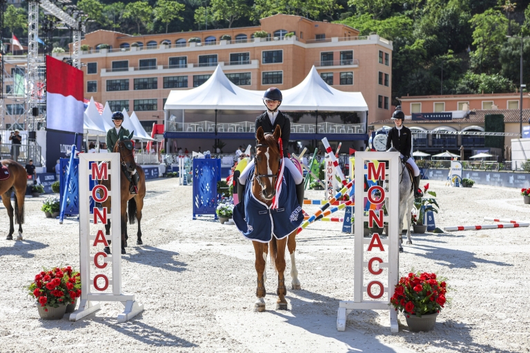 Monaco’s Romane Seret Wins on Home Turf in CSI2* Against the Clock, No Jump Off 1.30m Class
