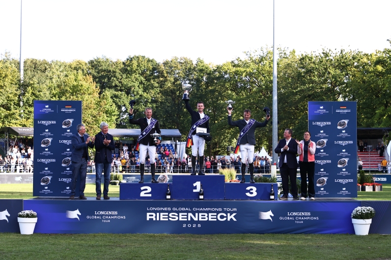 Emotional home win for Germany’s Gerit Nieberg at Longines Global Champions Tour Grand Prix of Riesenbeck