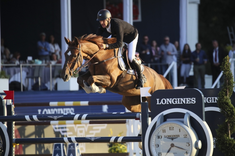 Pieter Devos, LGCT London Grand Prix winner, trusts his horse’s gear
