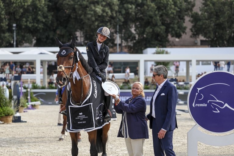 Camilla Boricchi claims home victory in the CSI2* Against the Clock with Jump Off 1.15m presented by PremiuMares